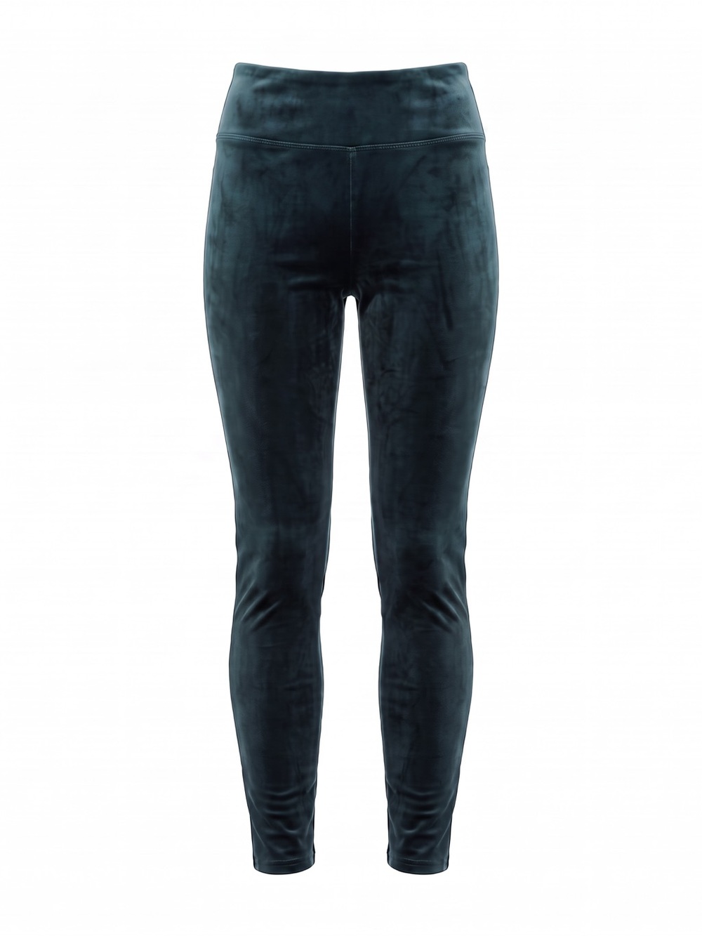 SPANX Women’s Velvet High-Waist Leggings in Deep Teal - Size XS, NWOT